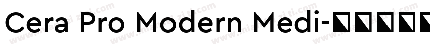 Cera Pro Modern Medi字体转换